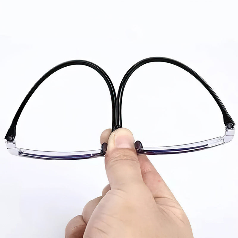 Multifocal reading glasses with a blue light filter