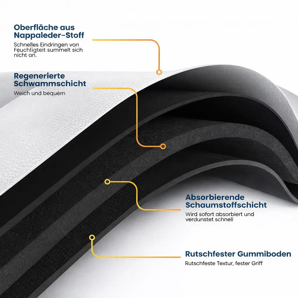 Highly Absorbent, Non-Slip Floor Mat
