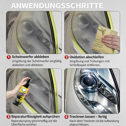 Headlight Restoration Spray – The Solution for Dull, Yellowed, or Cloudy Car Headlights
