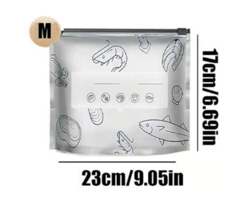 Aluminum Foil Food Storage Bags – Reusable Up to 200 Times