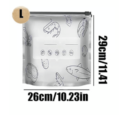 Aluminum Foil Food Storage Bags – Reusable Up to 200 Times