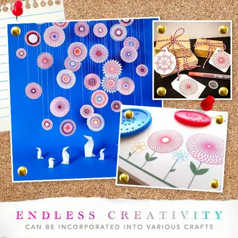 22-Piece Spiral Ruler Set – Creative Drawing Made Systematic