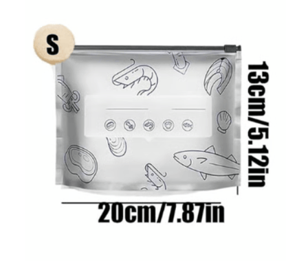 Aluminum Foil Food Storage Bags – Reusable Up to 200 Times