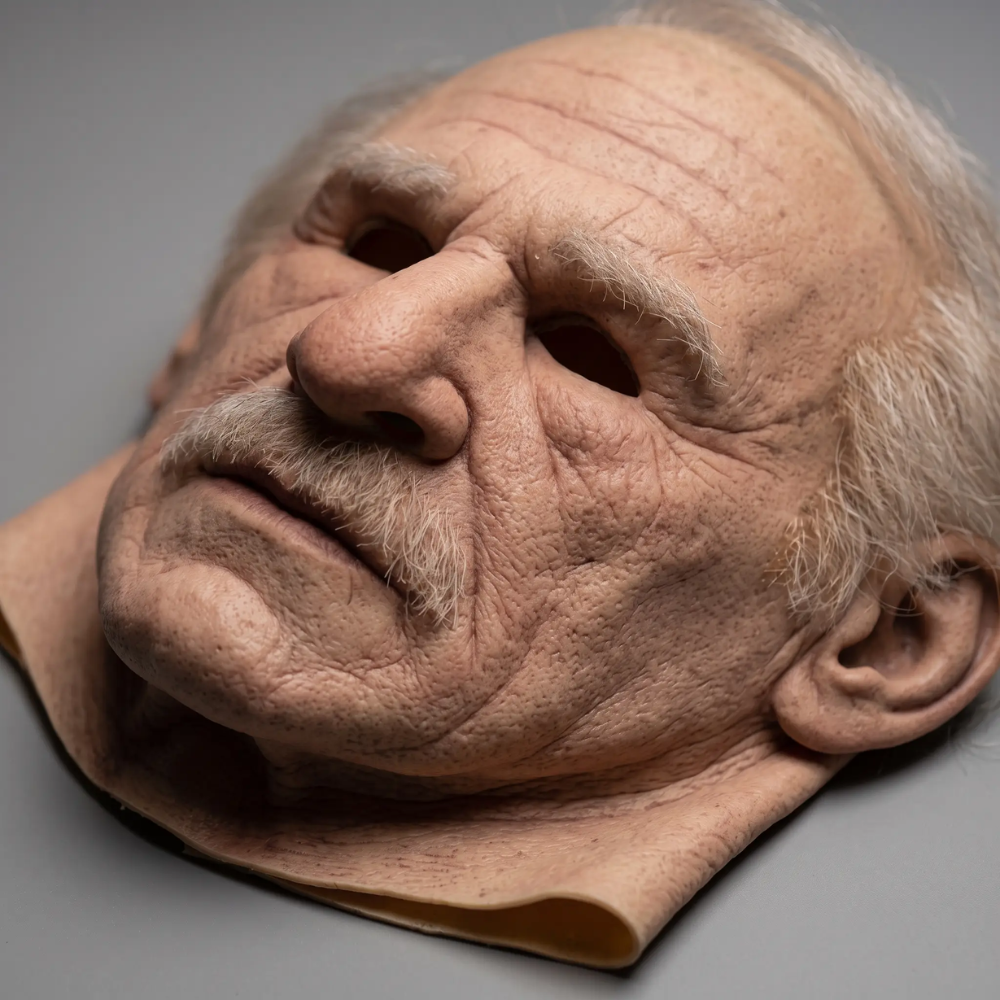 BowLift | Creepy Old Man Mask – Realistic Latex Halloween Mask for Adults