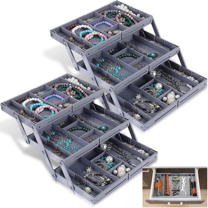 Smart 3-Tier Drawer Organizer – Expandable & Space-Saving for Standard Drawers