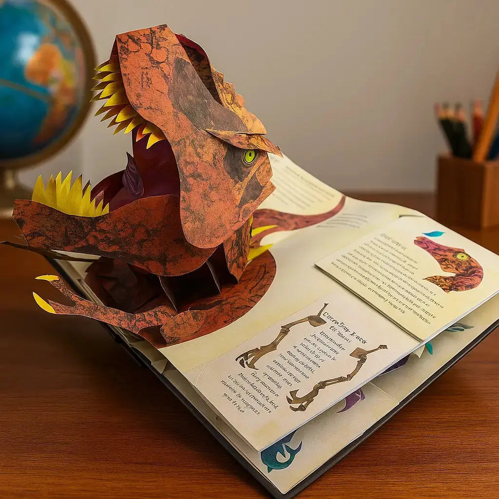 3D Pop-Up Book “Dinosaurs” – A Fascinating Journey into Prehistory