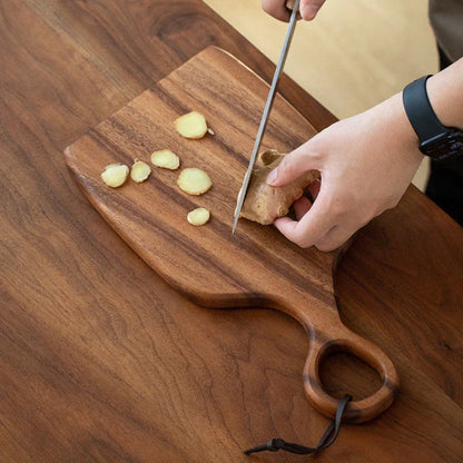 Walnut Cutting Board Set of 2 – with Loop Handle for Hanging
