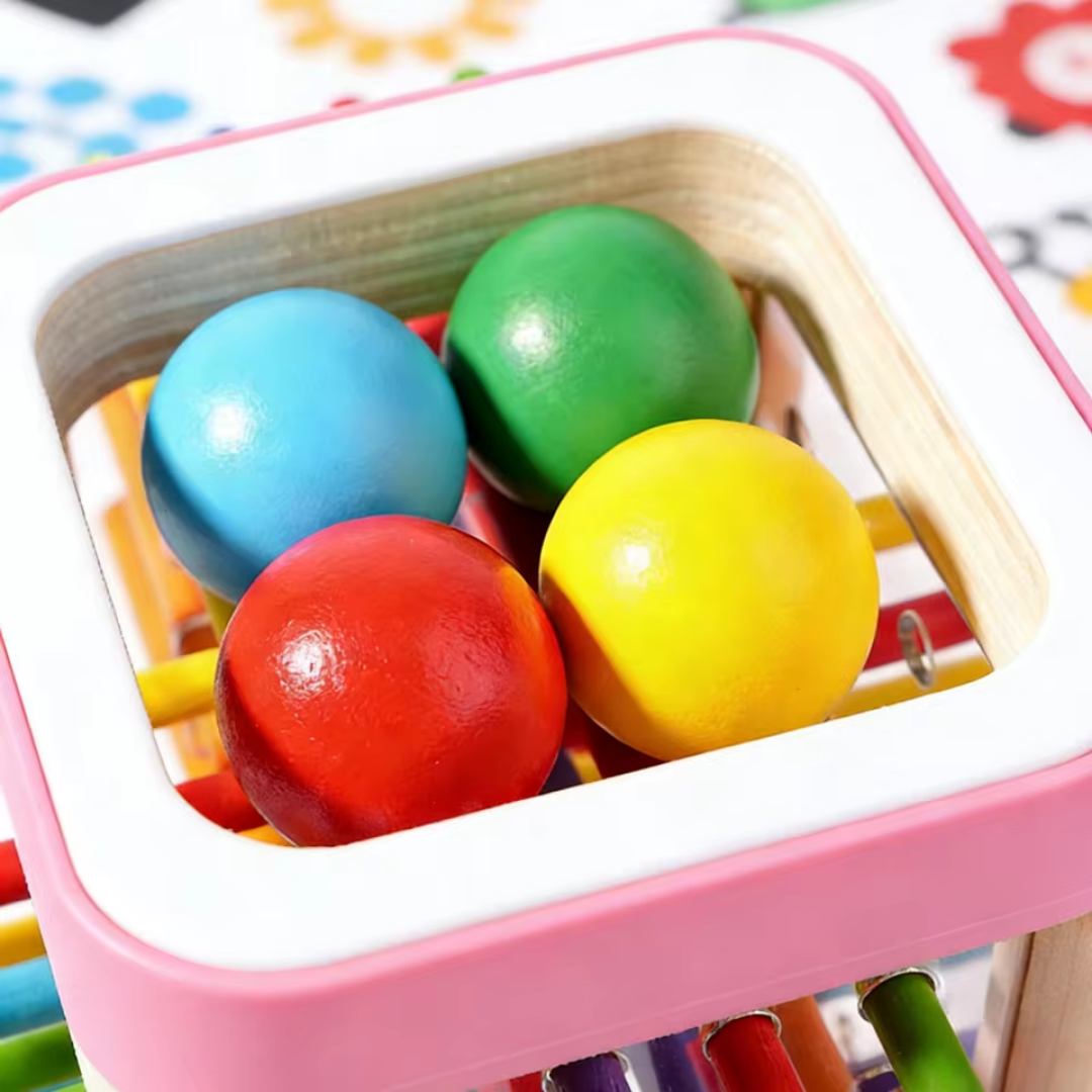 Wooden Stacking Tower Game – Builds Fine Motor Skills, Ages 3+