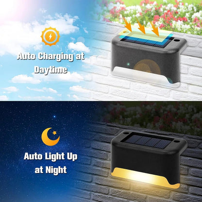 Set of 4 Solar Patio Lights – Weatherproof Outdoor Lighting