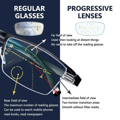 German Intelligent Progressive Glasses for Clear Vision