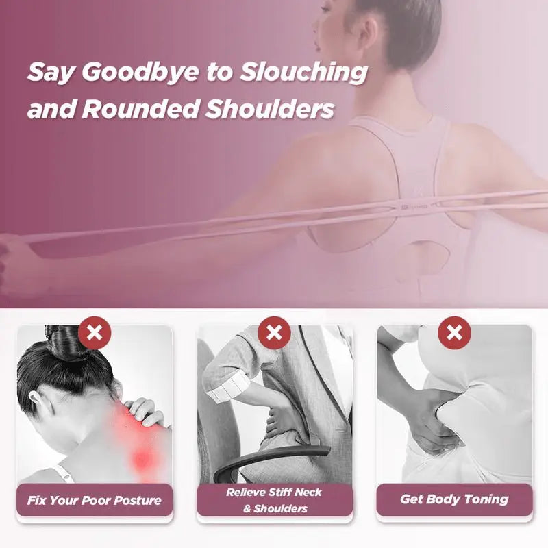 Figure-8 Resistance Band for Posture Correction – for Shoulders & Back