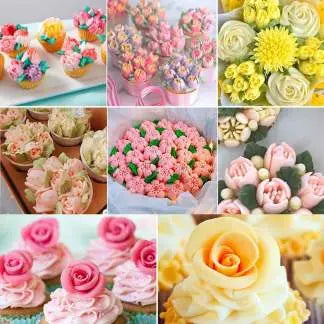 Flower Spritz Nozzle Set – Effortless Cake Decoration