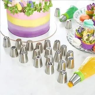 Flower Spritz Nozzle Set – Effortless Cake Decoration