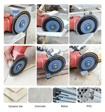 115 mm Diamond Saw Blade – Multifunctional for Tiles, Concrete, and Steel - 2-Pack