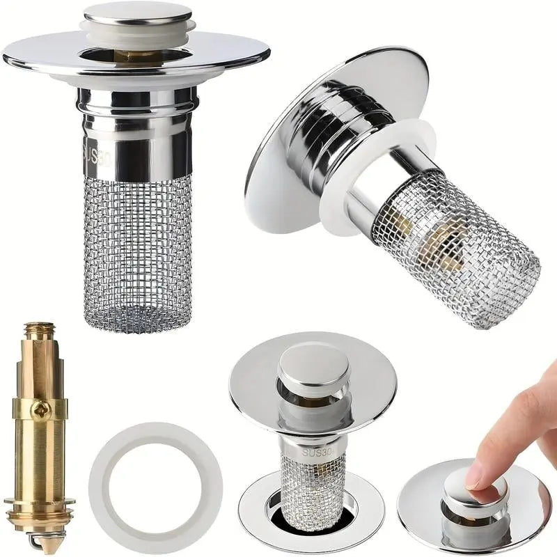Stainless Steel Drain Strainer — The Solution to Hair Clogs in the Sink