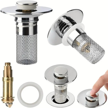 Stainless Steel Drain Strainer — The Solution to Hair Clogs in the Sink