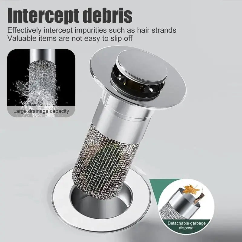 Stainless Steel Drain Strainer — The Solution to Hair Clogs in the Sink