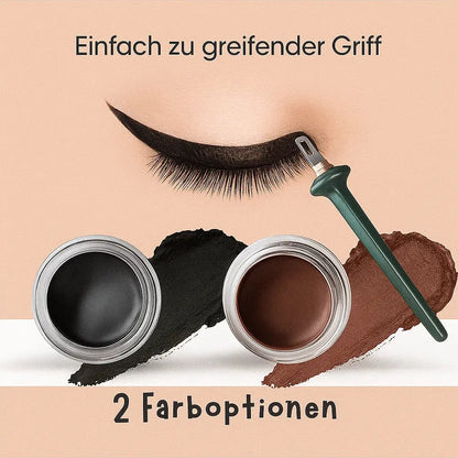 Eyeliner Set with Ergonomic Applicator & Waterproof Gel