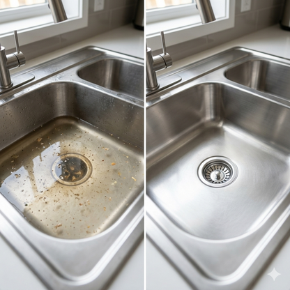 High-Pressure Drain Cleaner — Clears Clogs Without Chemicals (Toilet, Sink, Shower)