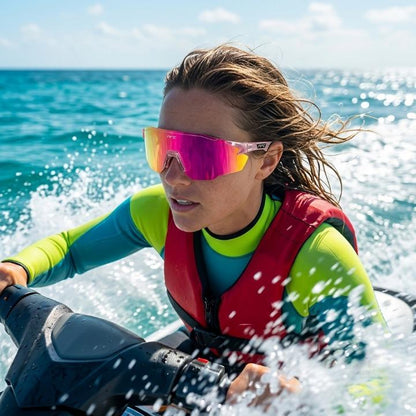 Sports sunglasses with polarized lenses – UV400 protection