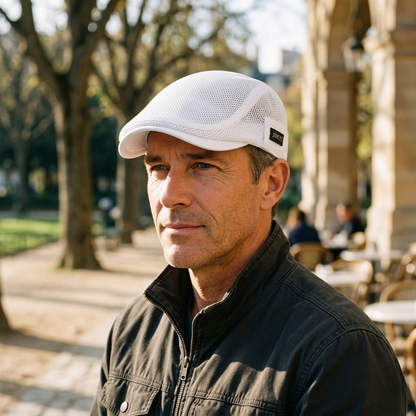 Men's Slouch Cap with Mesh Ventilation – Cool & Adjustable