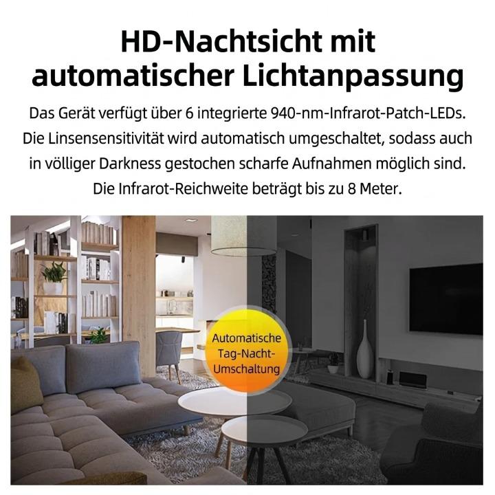 Mini Wi-Fi Camera with Night Vision – Discreet Home Surveillance, 1080p HD