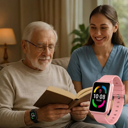 Smartwatch for Seniors with Fall Detection & SOS Call – 4G, GPS & IP67