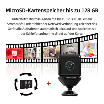 Mini Wi-Fi Camera with Night Vision – Discreet Home Surveillance, 1080p HD