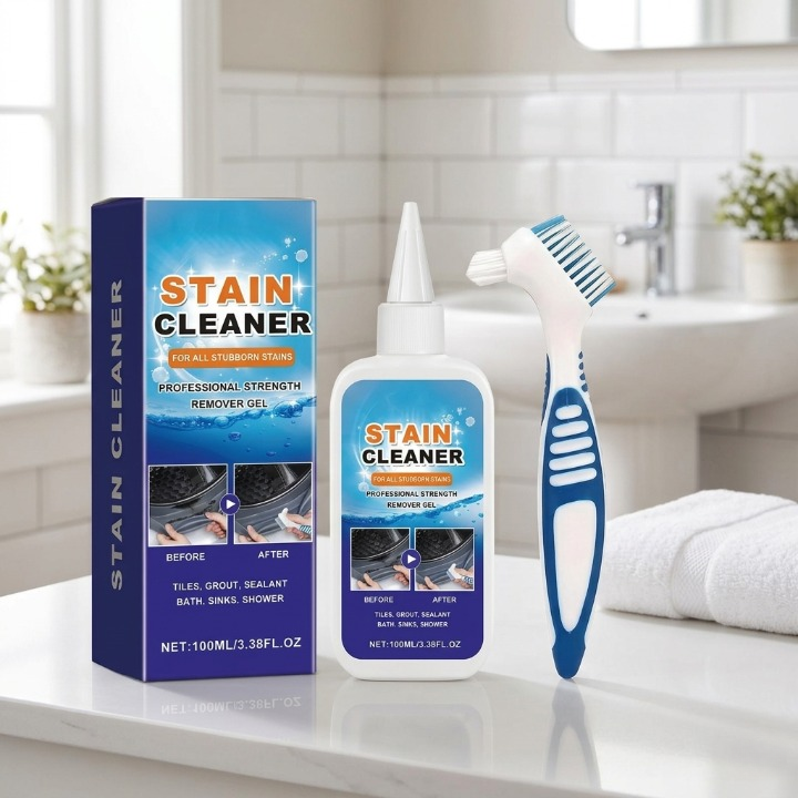 Mold Remover Gel with Brush — No Scrubbing, Deep-Cleaning Action, 100 ml