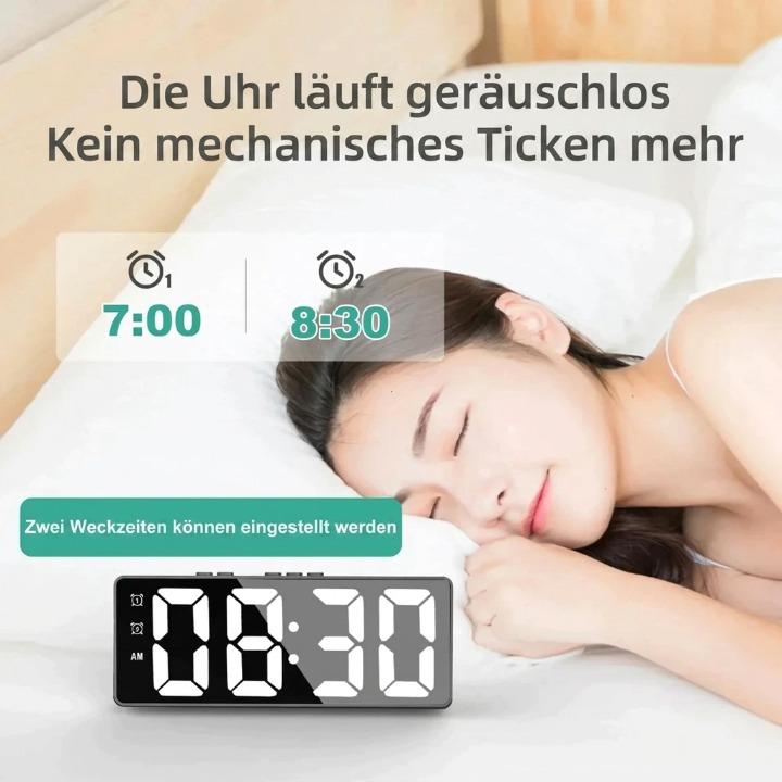 Digital Alarm Clock with 2K HD Security Camera