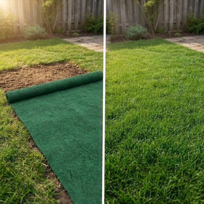 Organic Lawn Seed Mat – Just Unroll, Water, and Let It Grow (Set of 2)