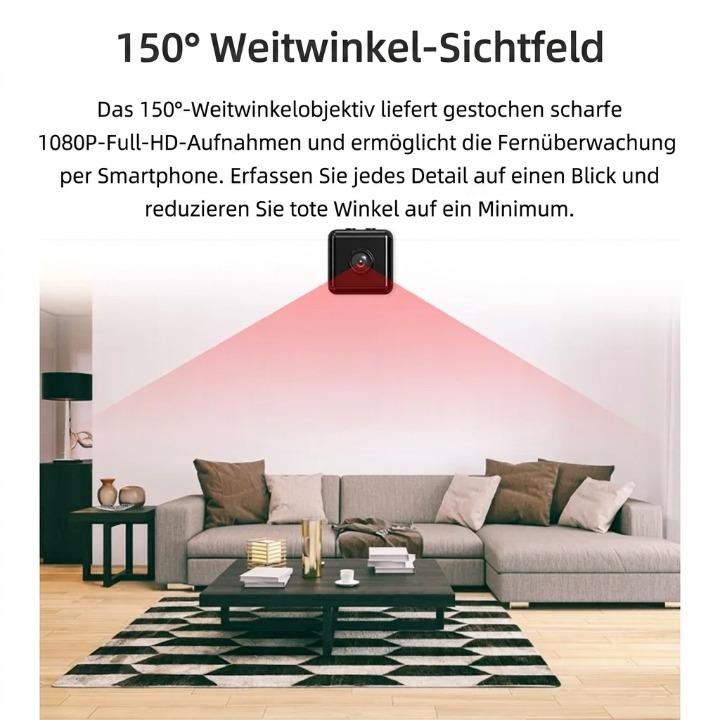 Mini Wi-Fi Camera with Night Vision – Discreet Home Surveillance, 1080p HD