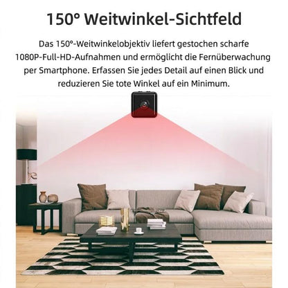 Mini Wi-Fi Camera with Night Vision – Discreet Home Surveillance, 1080p HD