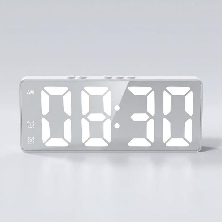 Digital Alarm Clock with 2K HD Security Camera