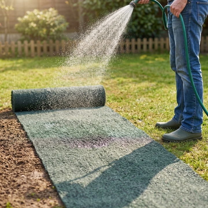 Organic Lawn Seed Mat – Just Unroll, Water, and Let It Grow (Set of 2)