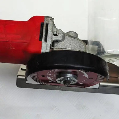 Angle Grinder Holder for Tiles — 45° Bevel Cuts Without Vibration