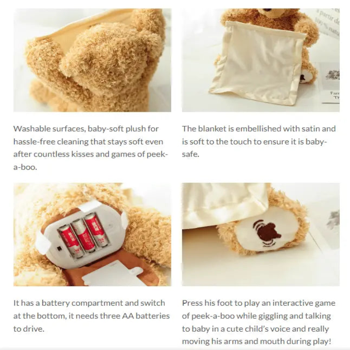 BuddyBear – The Peek-a-Boo Teddy Bear That Makes Your Baby Laugh Every Time