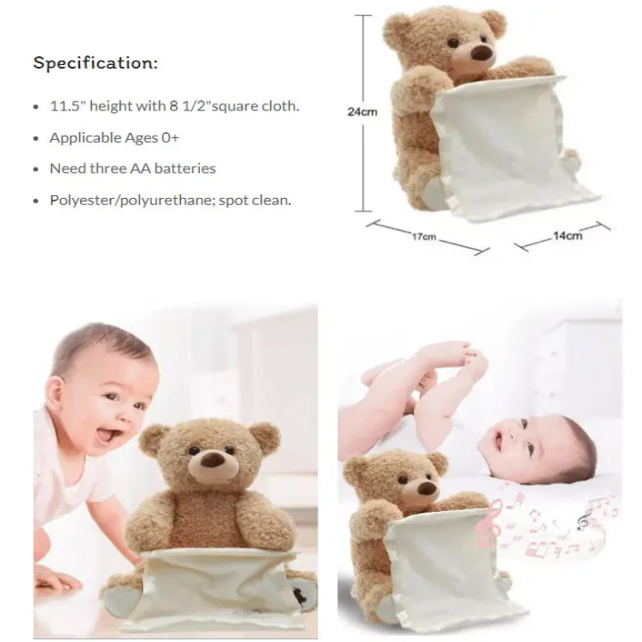 BuddyBear – The Peek-a-Boo Teddy Bear That Makes Your Baby Laugh Every Time