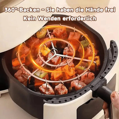Kebab Grill for Air Fryers – Even Cooking & BBQ Delights