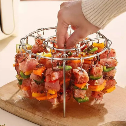 Kebab Grill for Air Fryers – Even Cooking & BBQ Delights