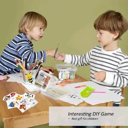 Kid-Friendly Diamond Sticker Set – With Non-Toxic Rhinestones