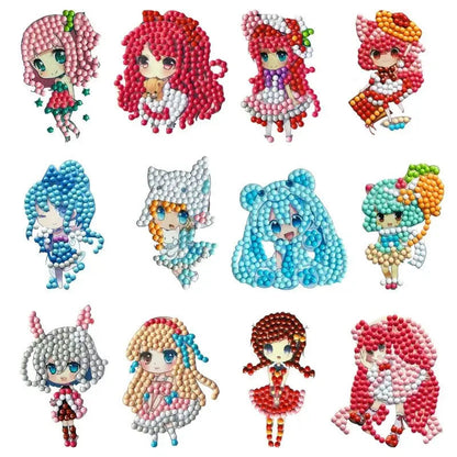 Kid-Friendly Diamond Sticker Set – With Non-Toxic Rhinestones
