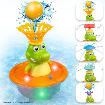 "Crocodile" LED Bathroom Fountain – With Interchangeable Attachments & Light Effects