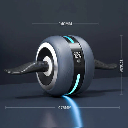 Ab Wheel with Automatic Return and Count Function