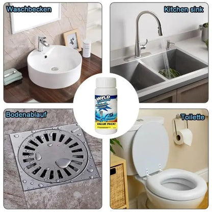 Powerful Drain Cleaner – Removes Grease, Hair, and Clogs