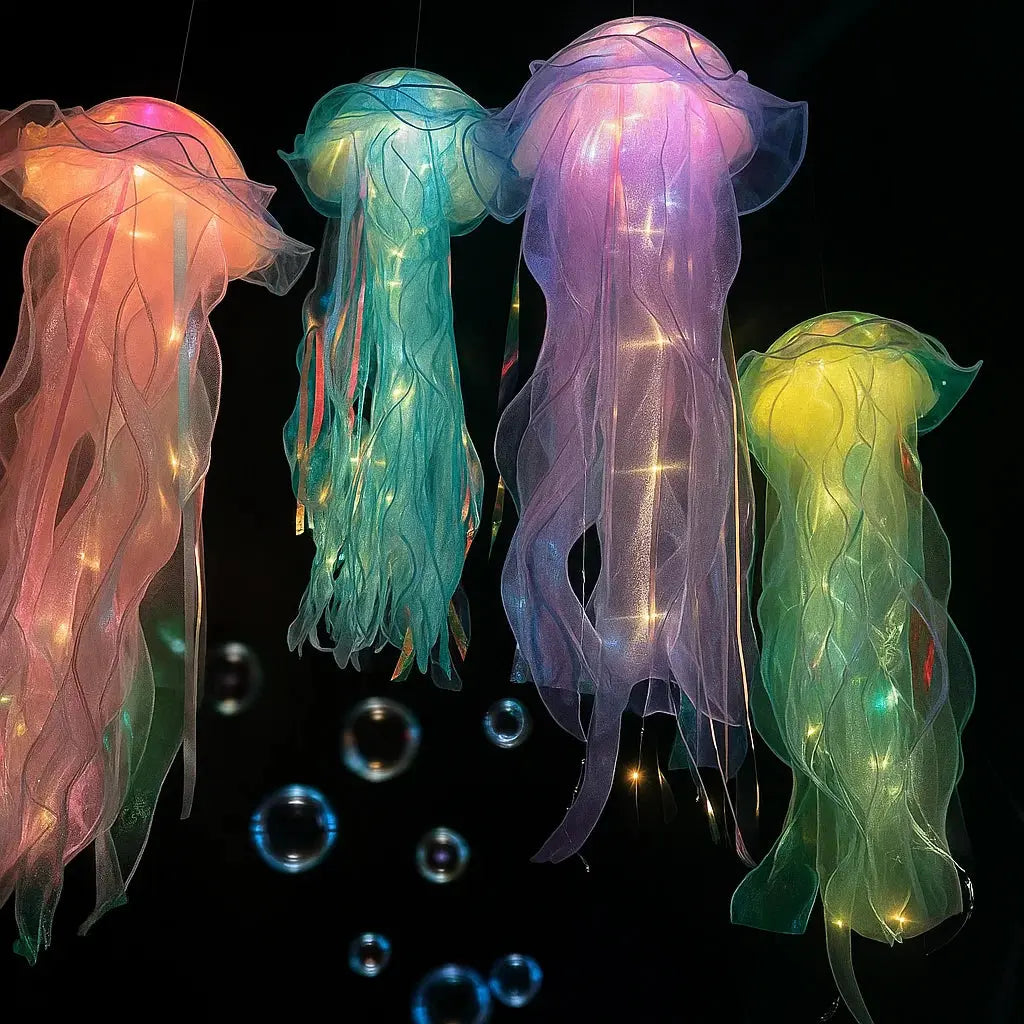 Glowing Jellyfish Decorative Lamp for a Cozy Atmosphere