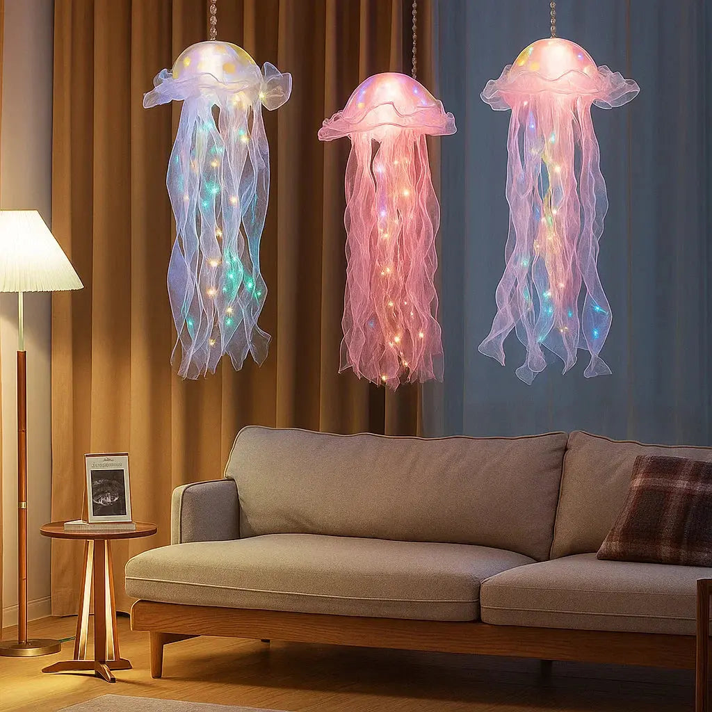 Glowing Jellyfish Decorative Lamp for a Cozy Atmosphere