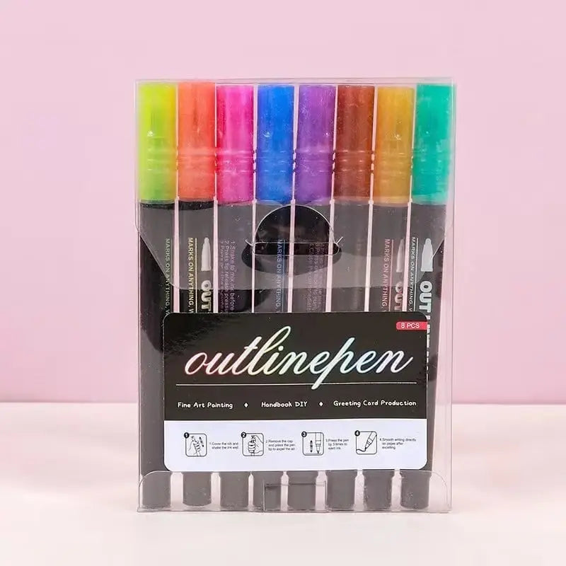 Metallic Marker Set – Creative Effects on Any Surface