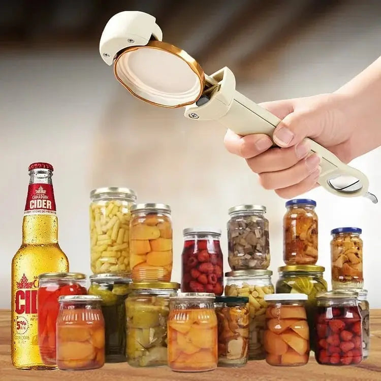 Multifunctional Magnetic Can Opener – Safe and Effortless Opening