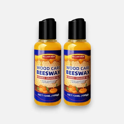 Natural Beeswax for Wood Care (Set of 2)